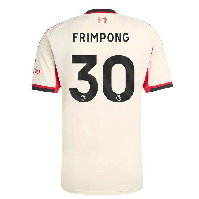 Vintage Liverpool 2025-2026 Liverpool Away Shirt (Frimpong 30) for ...