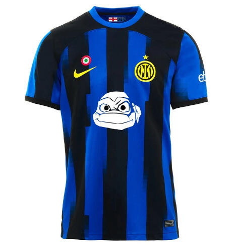 2324 Inter Milan X Ninja Turtles Home Soccer Jersey Football Shirt -