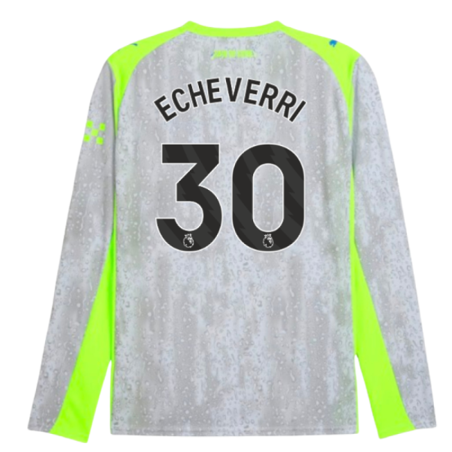 Man City Soccer Club Fashionable Third Game Jersey (Echeverri 30)