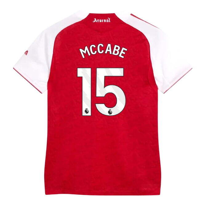 2025-2026 Arsenal Authentic Home Shirt (Womens) (McCabe 15) (Fan Fa...