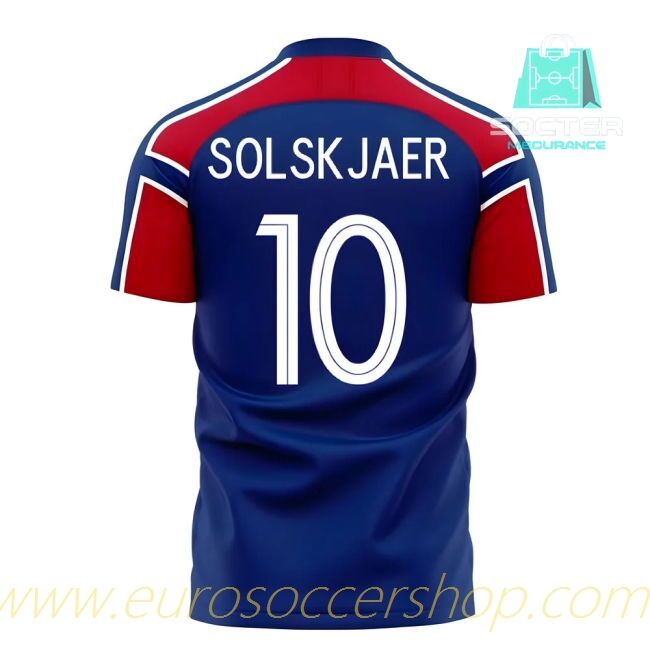 2025-26 Collection Norway Authentic Away Kit Libero (SOLSKJAER 10)