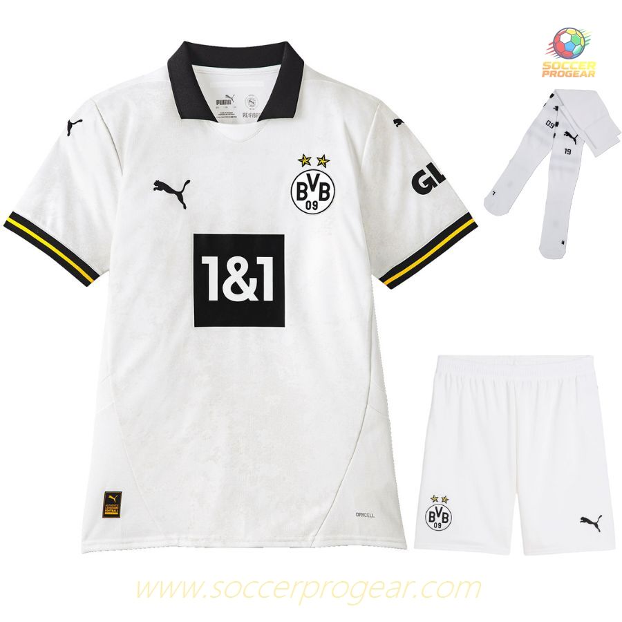 Football Soccer Team Shirt Soccer Uniform Youth BVB Dortmund Third 2024/25 Collection