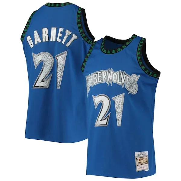 Kevin Garnett MIN Swingman Jersey - genuine swingman-jersey - Blue