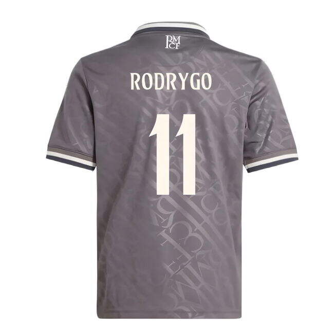 Rodrygo 11 Real Madrid Football Club Supporter Shirt - Kids Version
