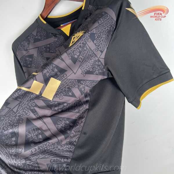 Cadiz 23-24 Away black Football Kit