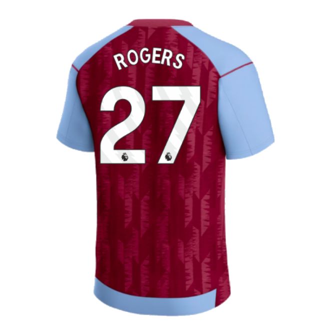 Premium Aston Villa Rogers 27 2023 2023-2024 Aston Villa Home Shirt...