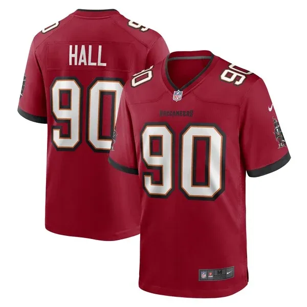 None Logan Hall Game Jersey - Red | NFL Player Jersey | NFL Football
