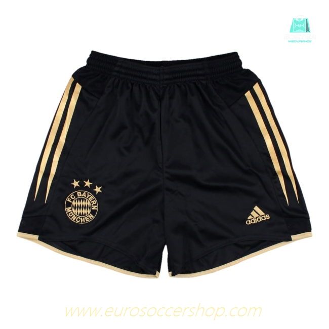 2004-2005 Bayern Munich Away Shorts (Black) - Kids