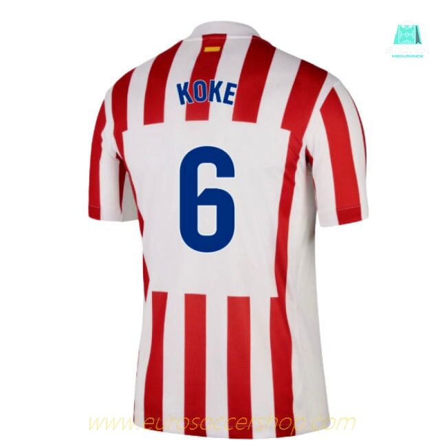 2025-2026 Atletico Madrid Home Shirt (Koke 6)