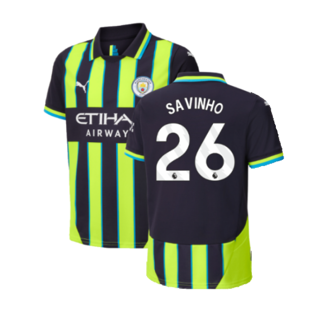 2024-2025 Man City Shirt (Kids) (Savinho 26) (Kids) | Premium
