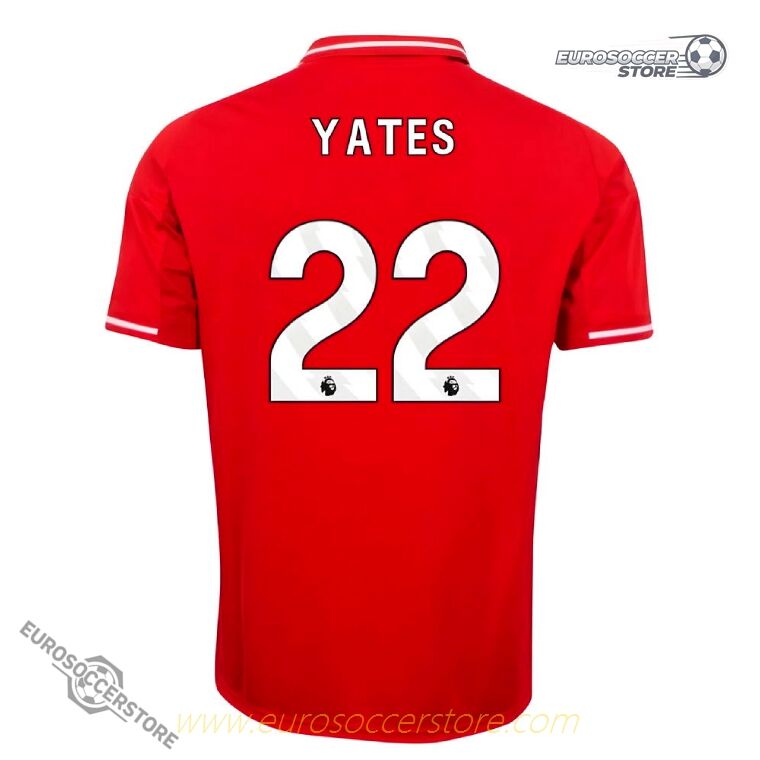 Nottingham Forest 25-26 Home Jersey YATES 22
