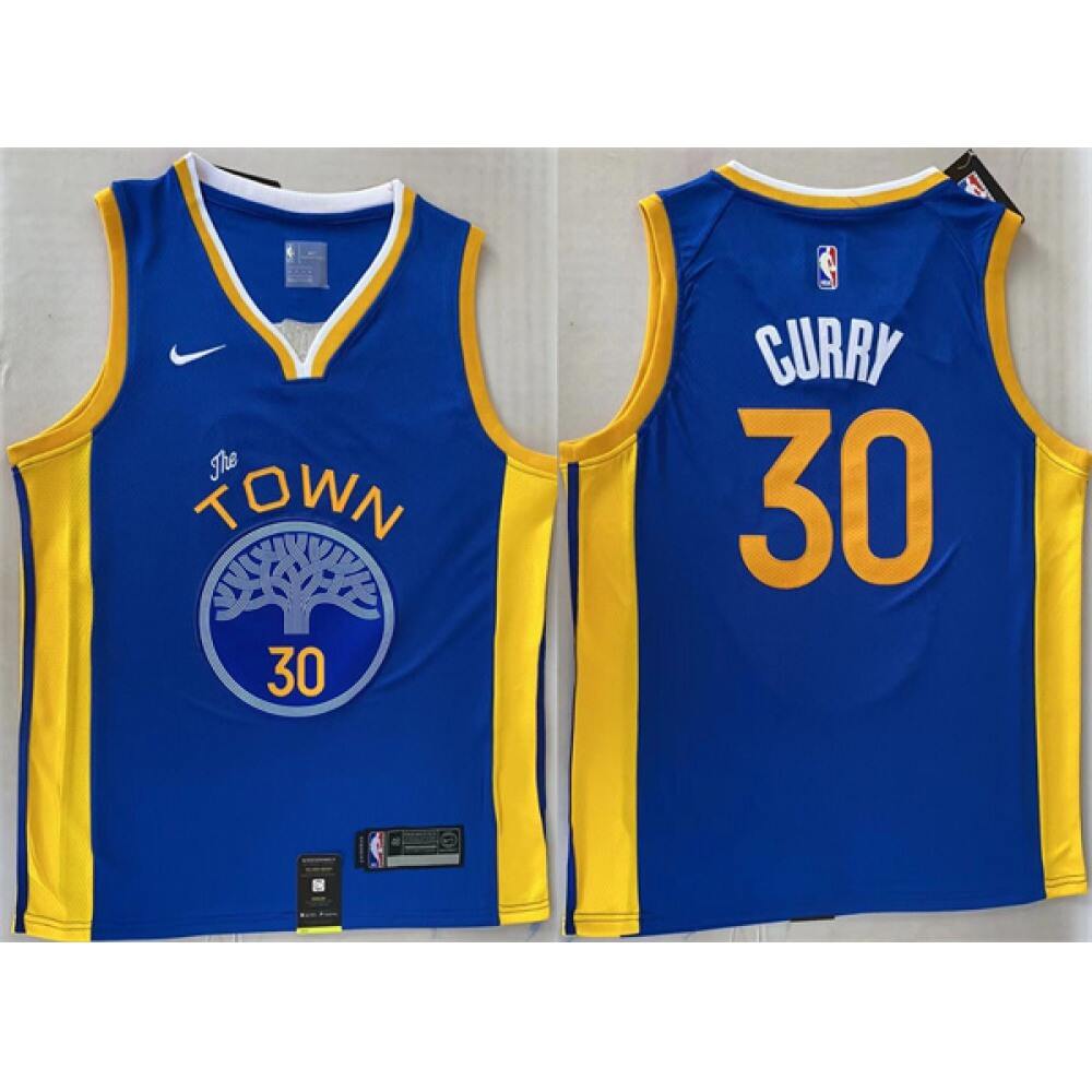 Durable Stephen Curry30 Golden State Warriors Jersey - - Fan Favorite