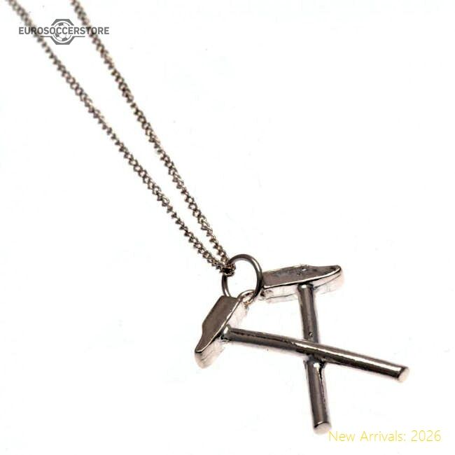 West Ham United Fc Sterling Silver Pendant  Chain Hm - Official Edition