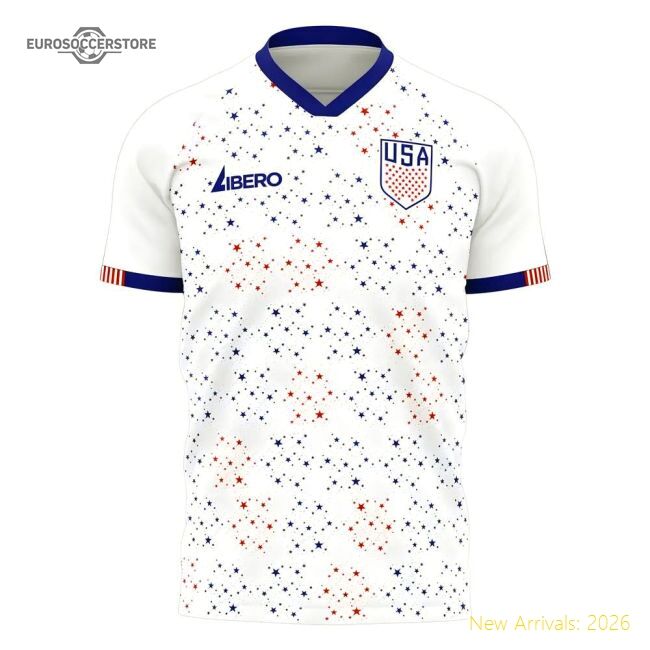 United States 20252026 Home Kit  Premium S3436chest