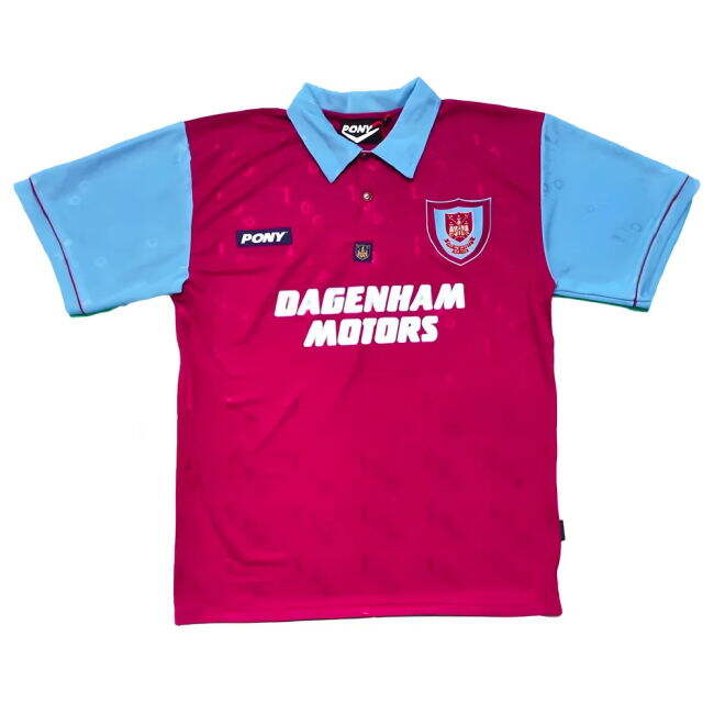 Moisture-Wicking 1995-1996 WHU Home Limited Edition Adults Match#484
