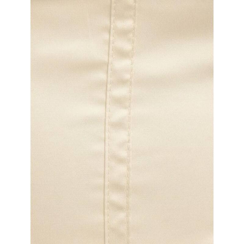 Satin Smocked Twisted Bandeau Corset Top MH8355