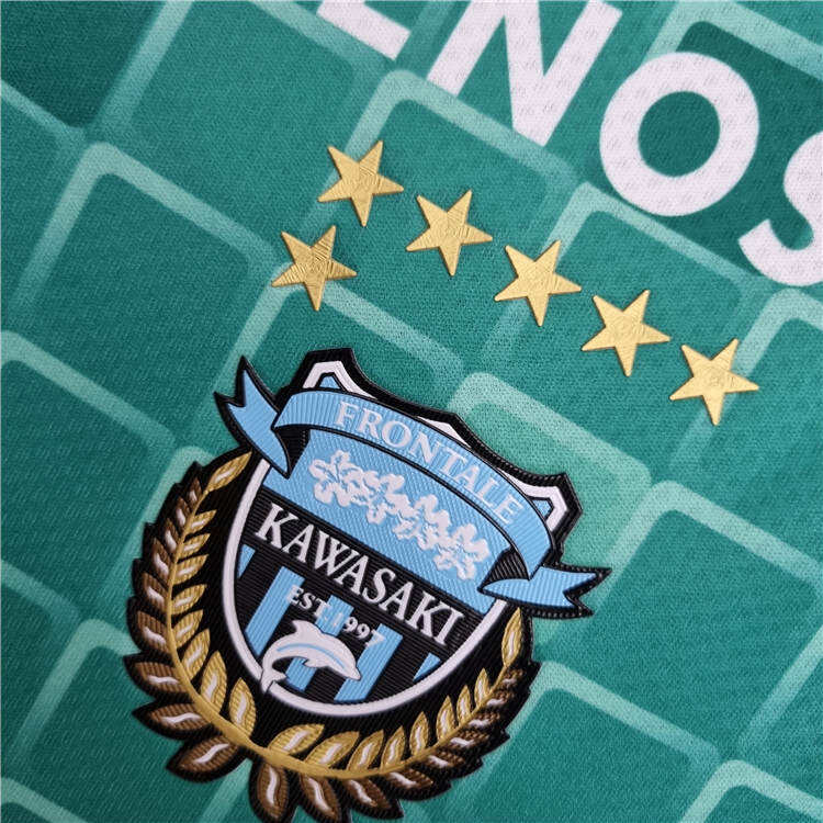Kawasaki Frontale 2223 Third Green Soccer Jersey Football Shirt -