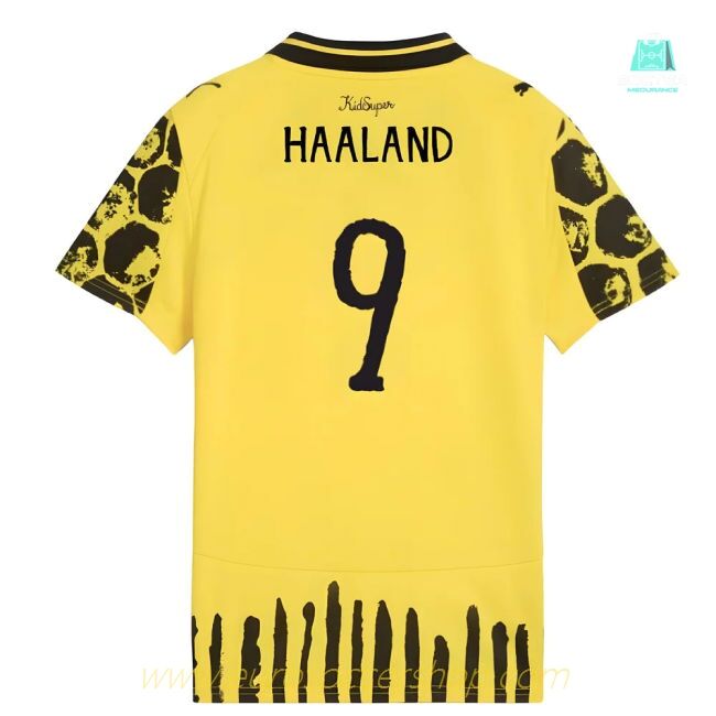 2025-2026 KIDSUPER x Borussia Dortmund CWC Shirt - Kids (Haaland 9)
