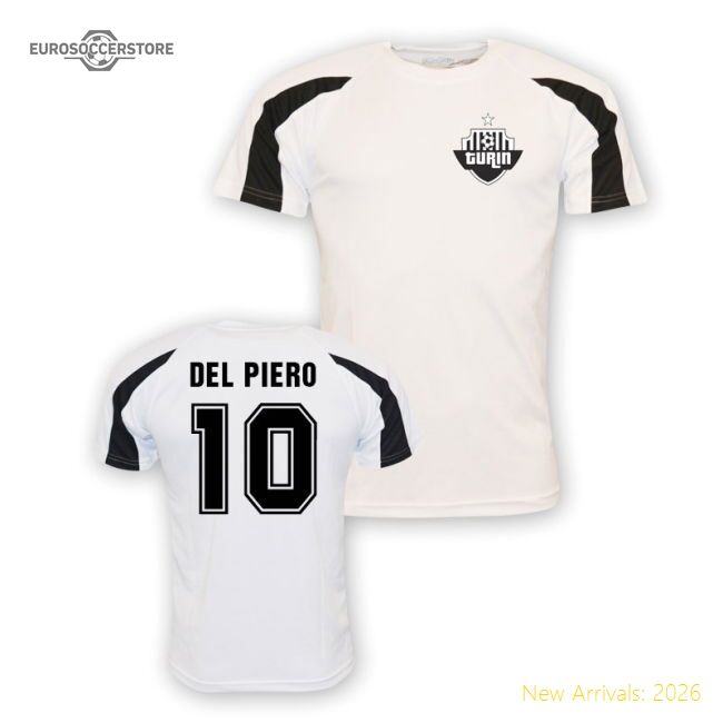 Alessandro Del Piero Bianconeri Sports Training Football Jersey (wh