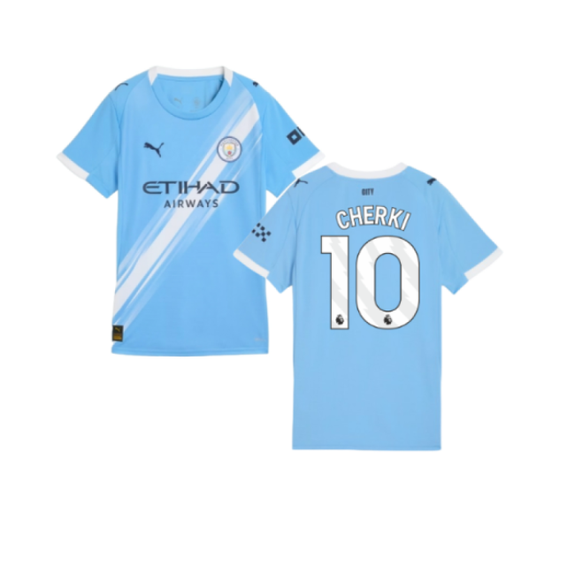 Superior Craftsmanship Football Man City Home Shirt Womens Cherki ...