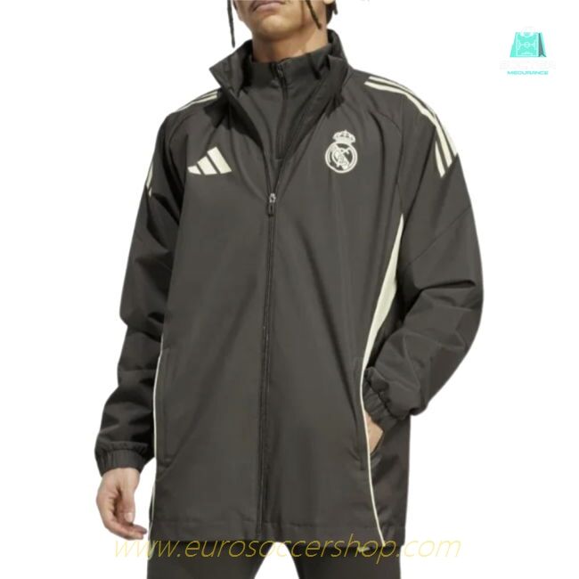 2025-2026 Real Madrid Allweather Jacket (Utility Grey)
