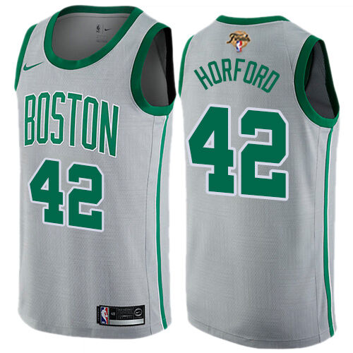 Elite Celtics #42 Al H. 2022 Finals NBA Swingman Jersey Gray -