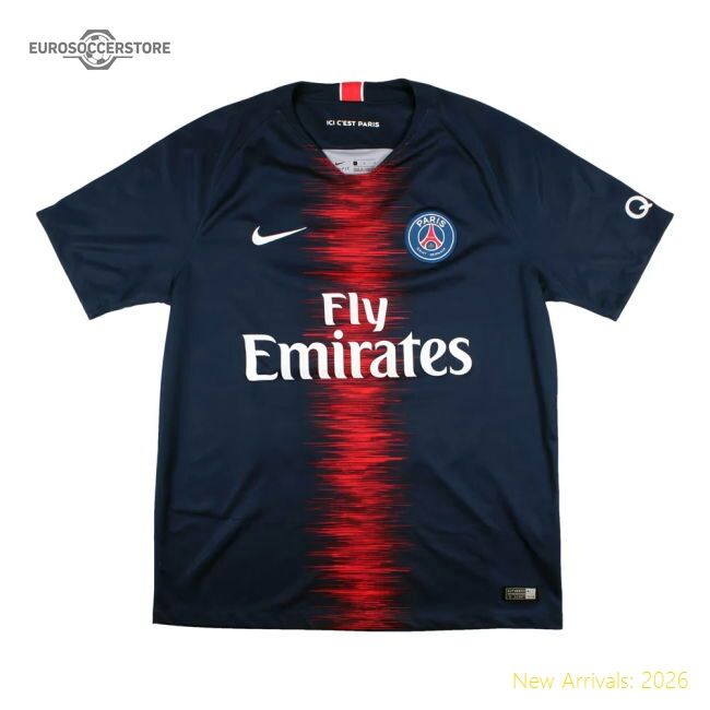 Genuine Psg 2018-18 Home Shirt (Mbappe #7) (S) (Very Good)
