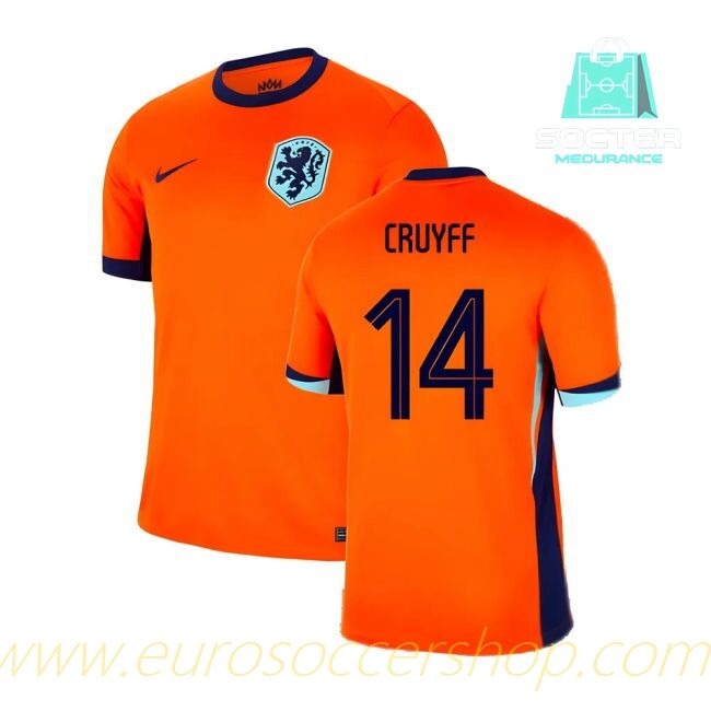 2024-25 Collection Holland High Quality Home Football Shirt (Cruyff 14)
