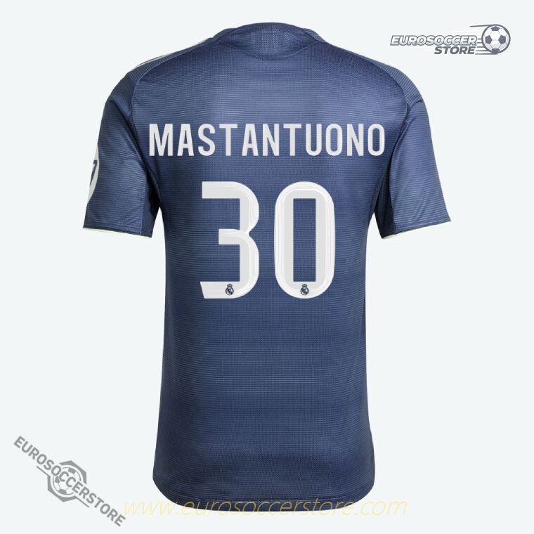 Real Madrid 25-26 Away MASTANTUONO 30 Jersey (Player Edition)