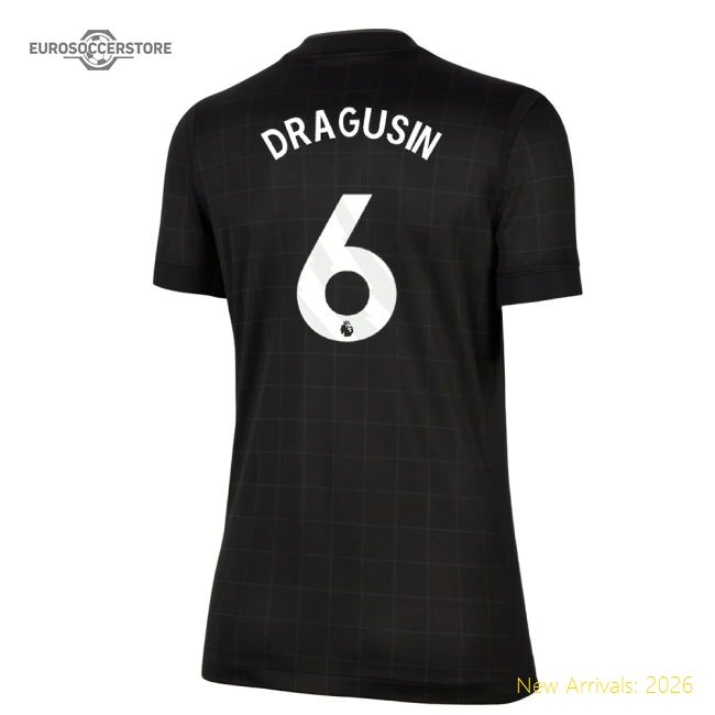2025-2026 Spurs Away Shirt (womens) (dragusin 6) - Great Value