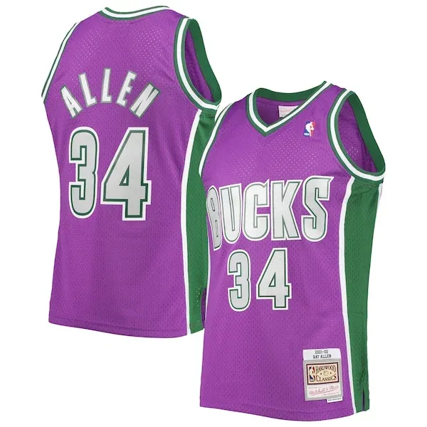 Premium Ray Allen MIL NBA Swingman Jersey - Official NBA Merchandise