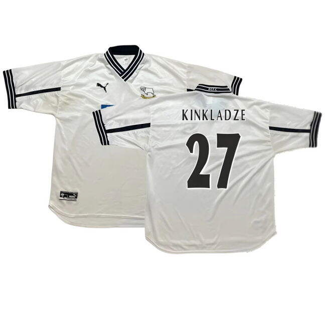 Derby County 1999-00 Home Shirt ((Very Good) XXL) (Kinkladze 27)
