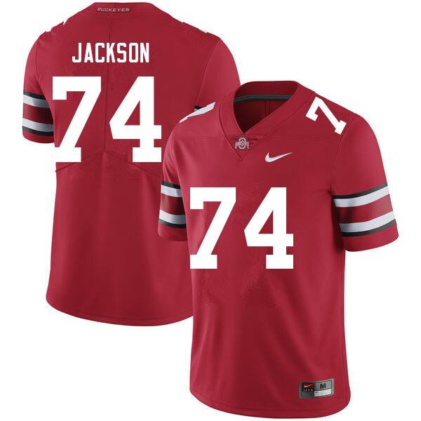 Pro-level Men Ohio State Buckeyes #74 Donovan Jackson Red Collection