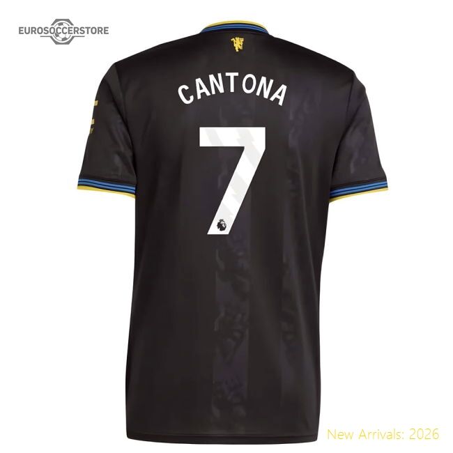 Premium 2025-2026 Manchester United Third Shirt (cantona 7) - Premium