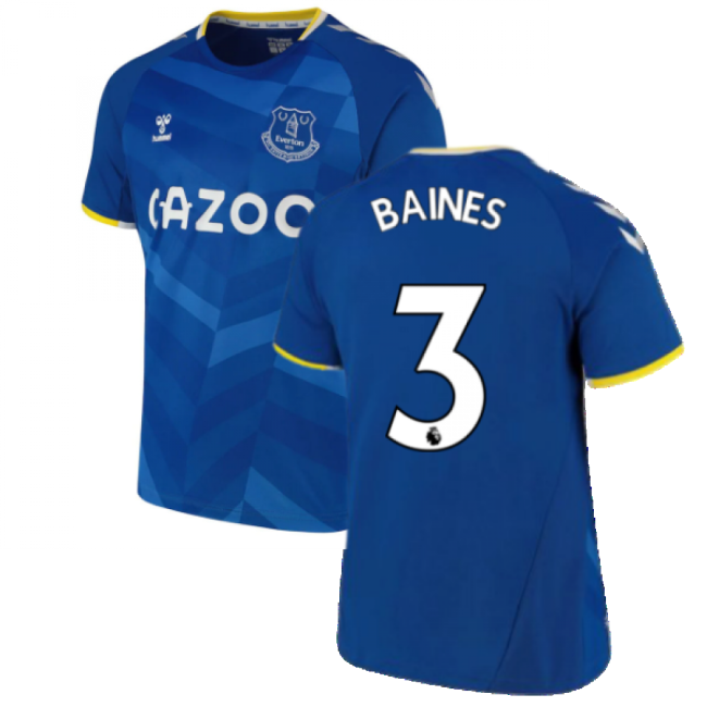 Professional Everton 2021-2022 Everton Home Shirt (BAINES 3)