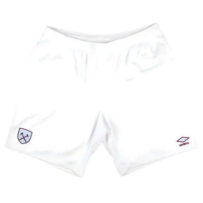 West Ham official style Home Shorts 2024-2025 (Adult