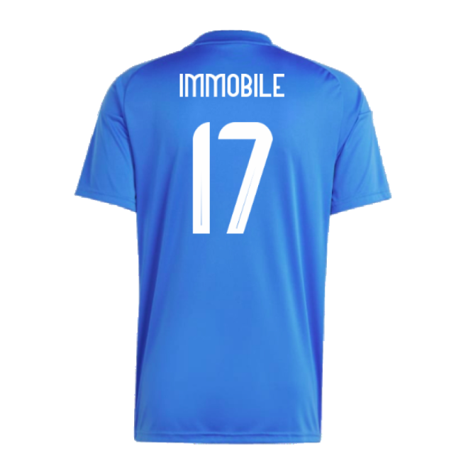 2024-2025 Italy Home Fan Jersey (Immobile 17) Euro Performance