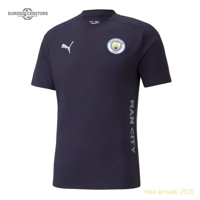 Premium 2024-2025 Man City Casuals Tee (navy) (hemp 11) - Premium