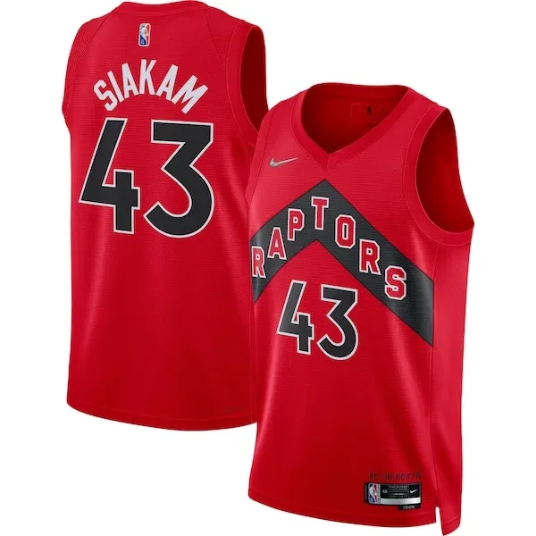 Pascal Siakam TOR Swingman Jersey - fashionable Basketball - Red