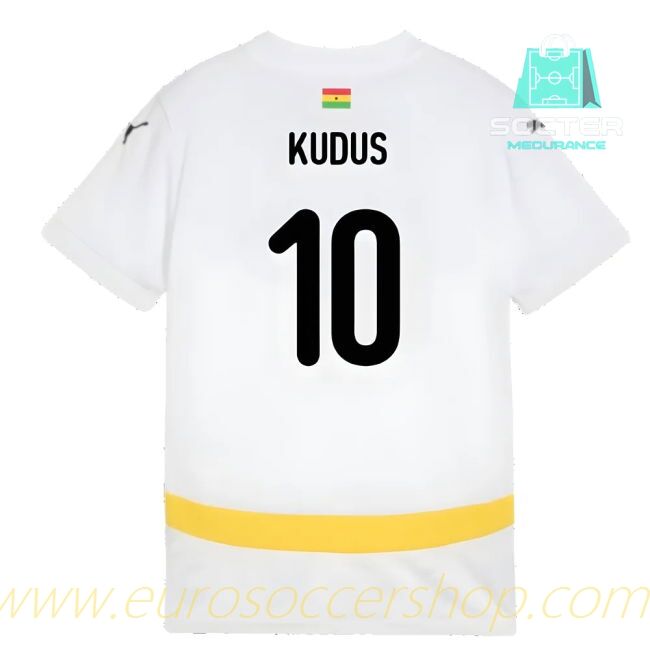 Fan Edition 2024-25 Edition Ghana Home Kit Youth Version (Kudus 10)