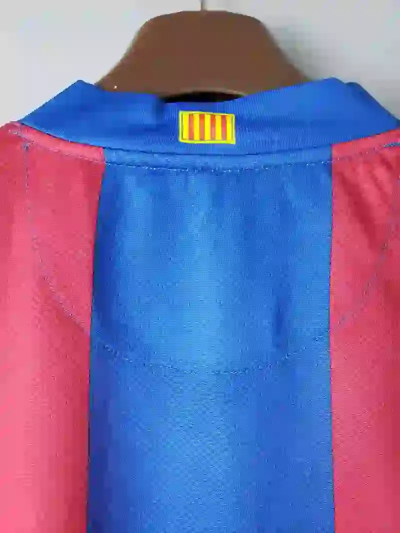 2007-2008 Barcelona Long Sleeve Jersey retro kit