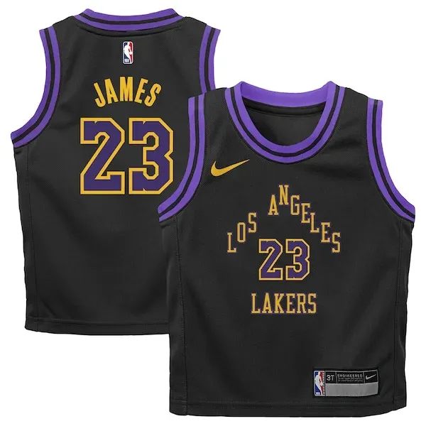 LeBron James LAL Swingman Jersey - fashionable exclusive - Black