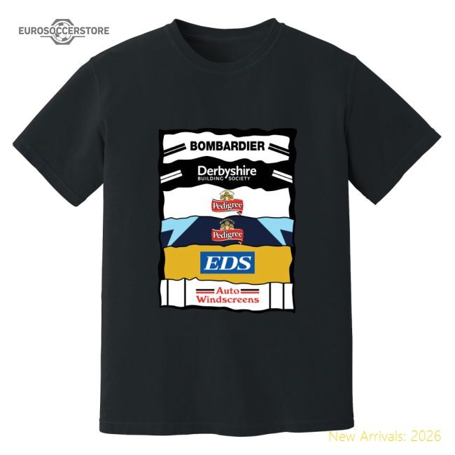 Premium Derby Sponsor History T-shirt (black) - Premium Quality Baby