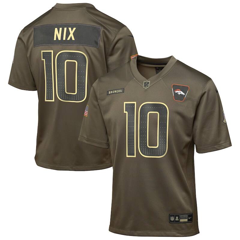 None Bo Nix DEN Broncos Premium-Quality Replica Jersey Football Appare