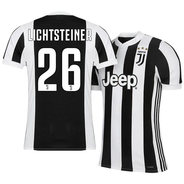 Juventus Home 201718 Stephan Lichtsteiner 26 Shirt - Official Replica