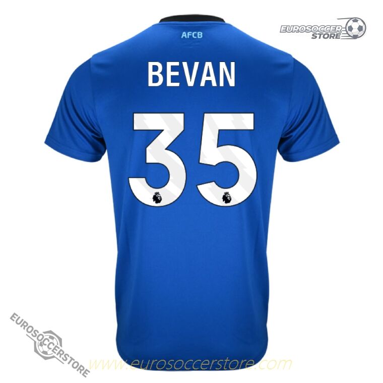 Bournemouth 25-26 Season Away Jersey with BEVAN 35 Printing
