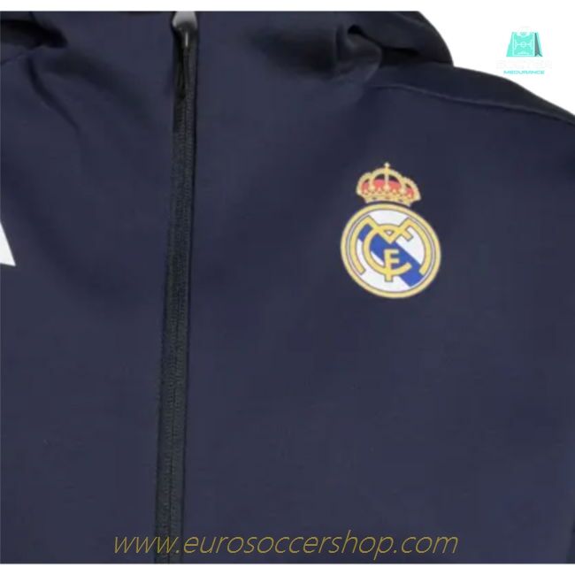 2025-2026 Real Madrid Anthem Jacket (Legend Ink) - Womens