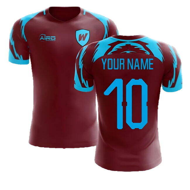 Modern West Ham 2025-2026 West Ham Home Concept Football Shirt (You...