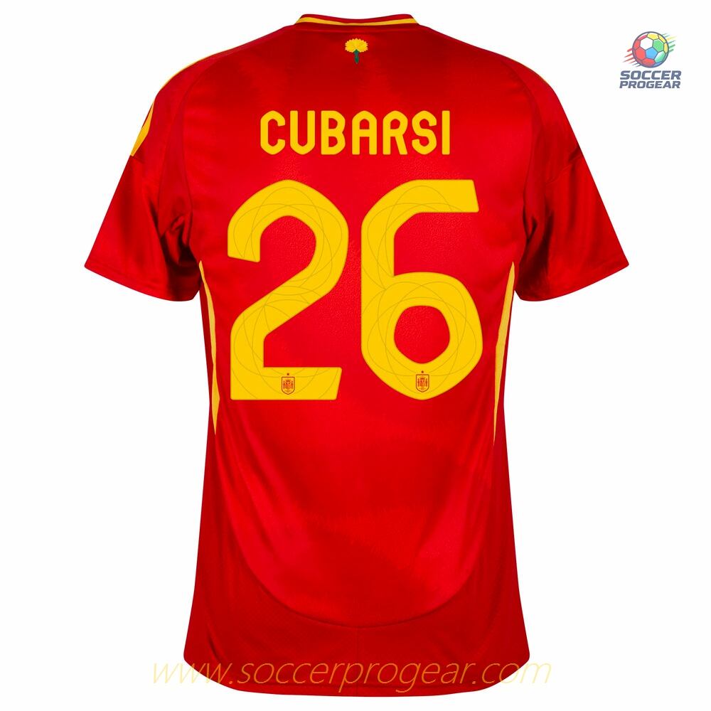 Spain Home Football Jersey 2024-25 Edition Cubarsi