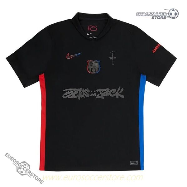 Cactus Jack X Barcelona Away Football Jersey for the 24-25 Season